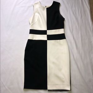 Black and white Ann Taylor dress